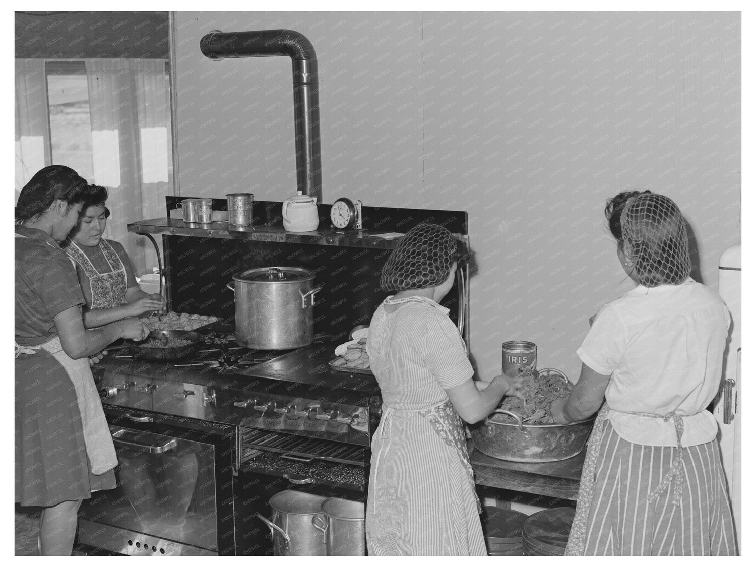Cairns General Hospital Kitchen in Arizona February 1942