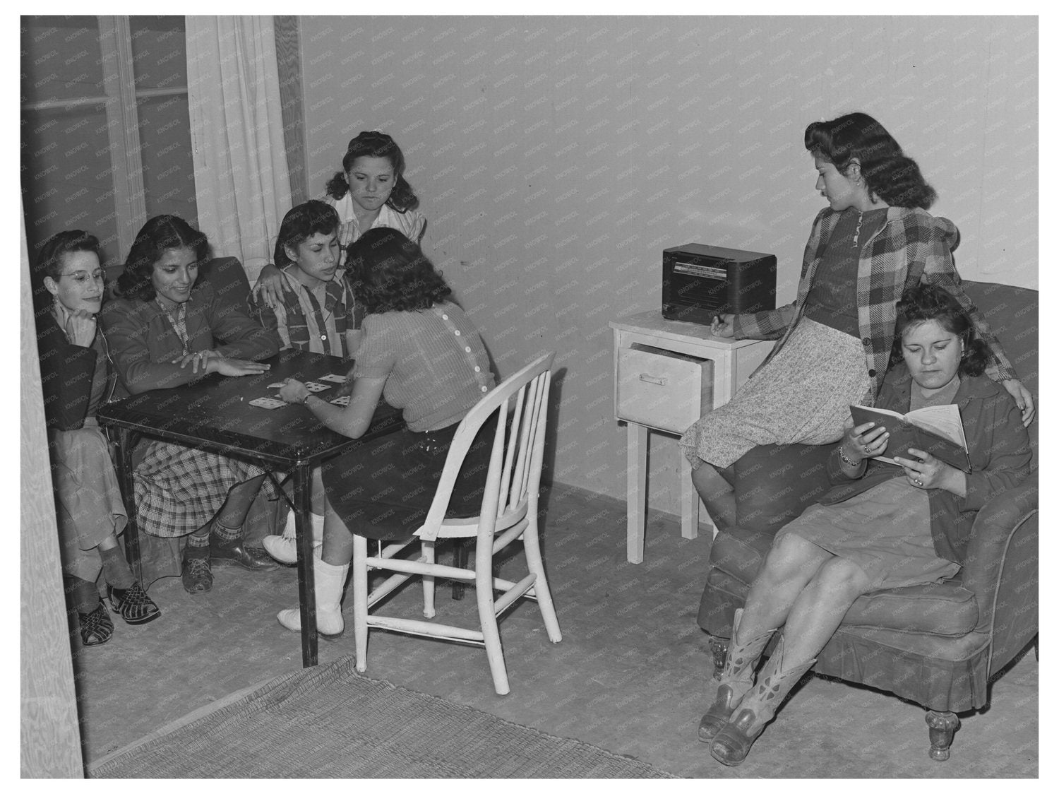 Girls at National Youth Administration Center Arizona 1942