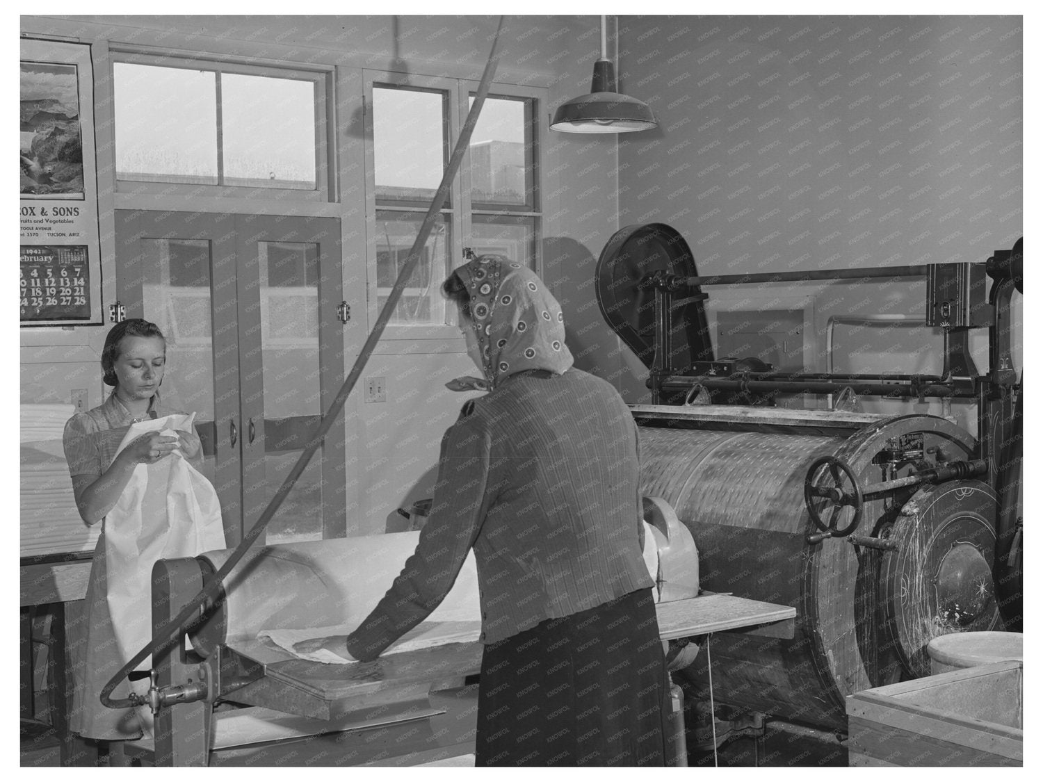 Cairns General Hospital NYA Girls Laundry Pinal County 1942