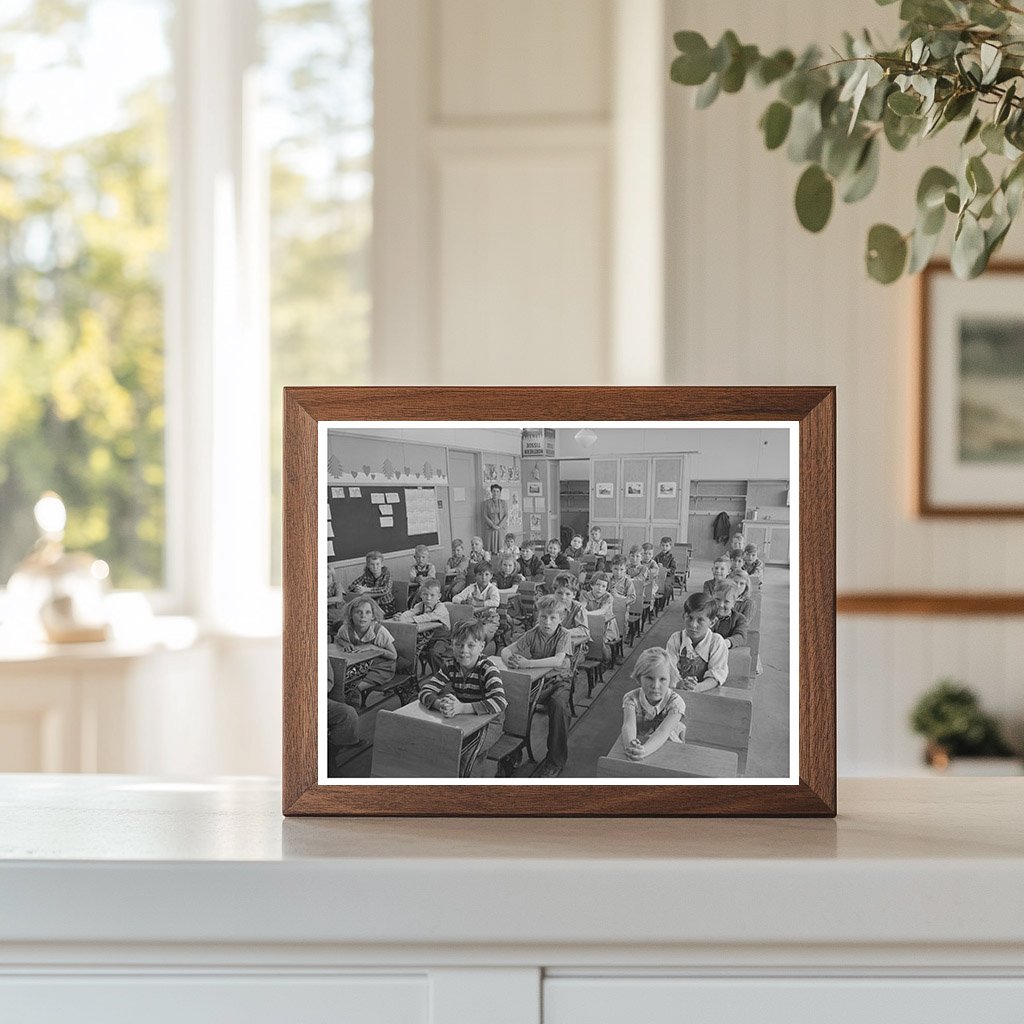 Schoolchildren in Eleven Mile Corner Arizona 1942