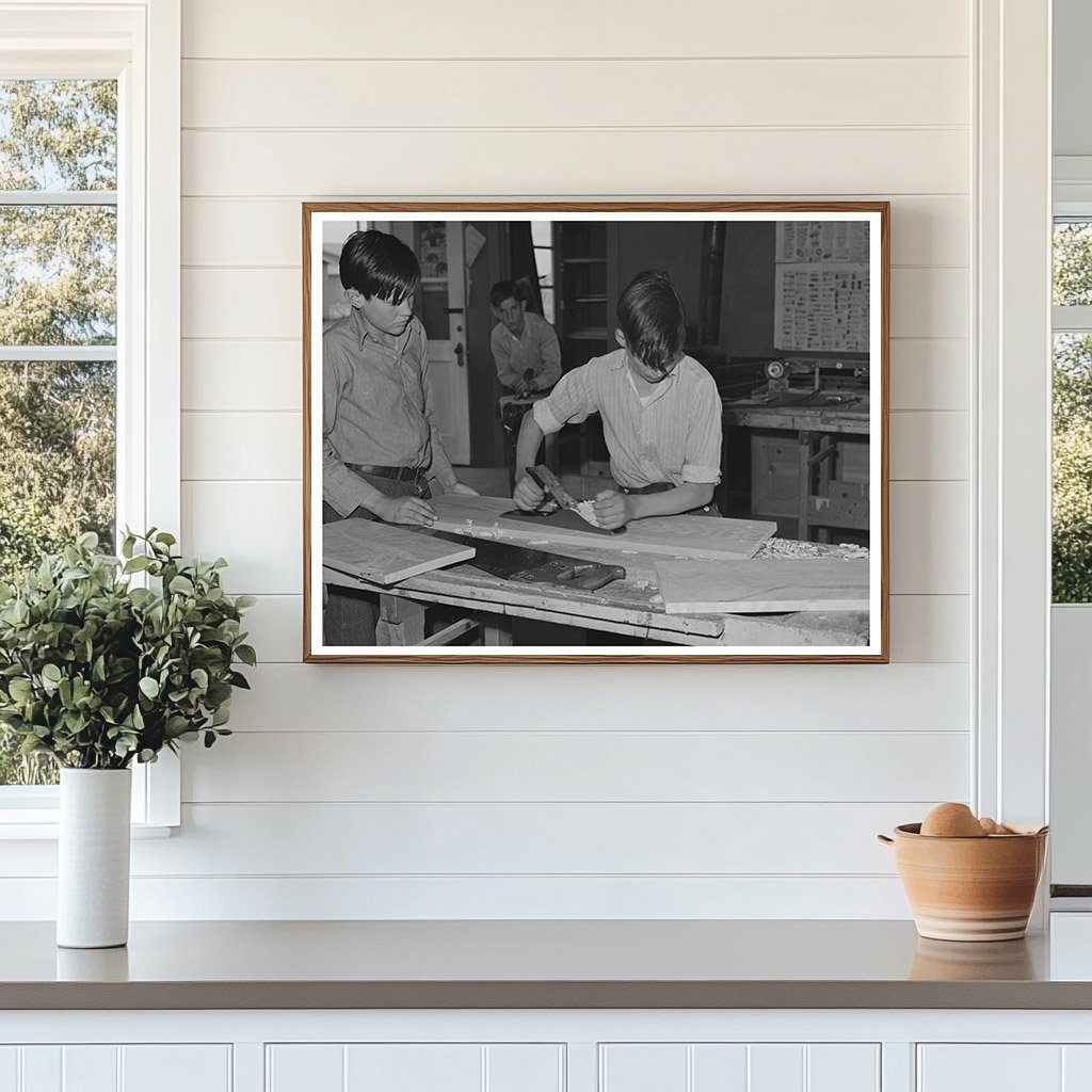 Vocational School Workshop at Eleven Mile Corner 1942