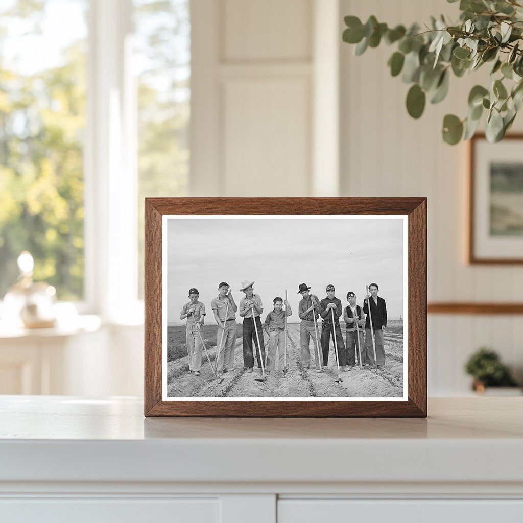 Boys Gardening Training Class Eleven Mile Corner Arizona 1942