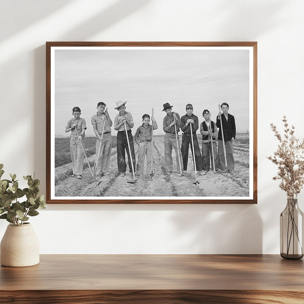 Boys Gardening Training Class Eleven Mile Corner Arizona 1942