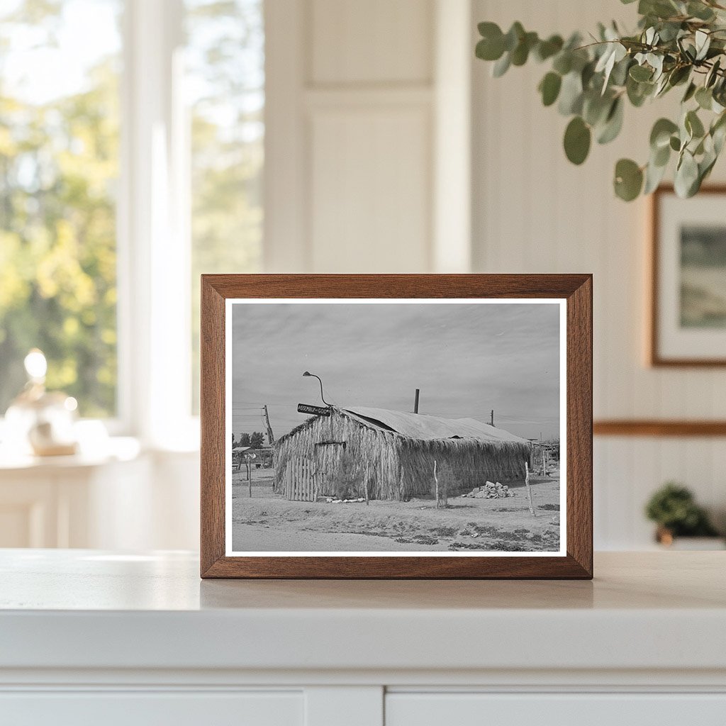 Eloy Arizona Church February 1942 Historical Image