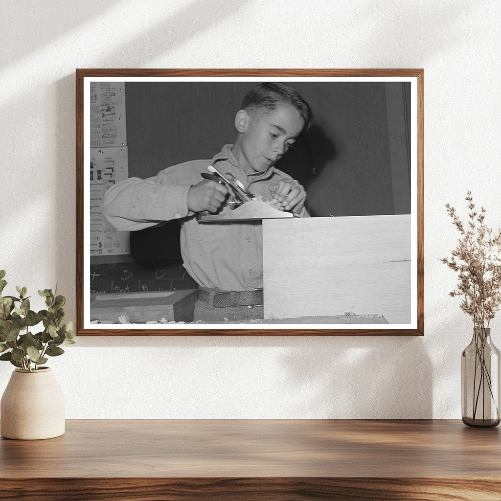 Woodwork Training Class at FSA Farmworkers 1942