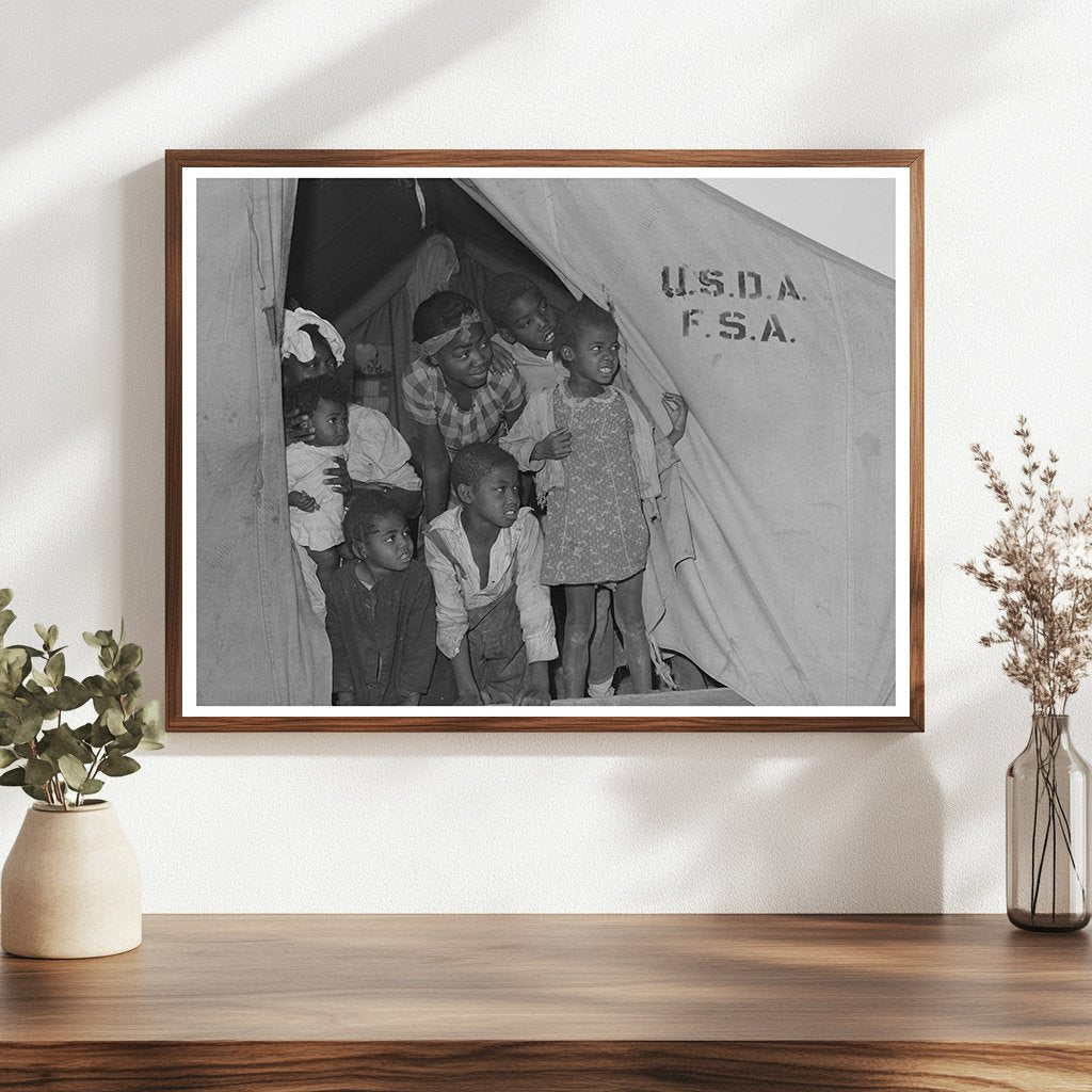 Farm Workers in Mobile Unit Friendly Corners Arizona 1942