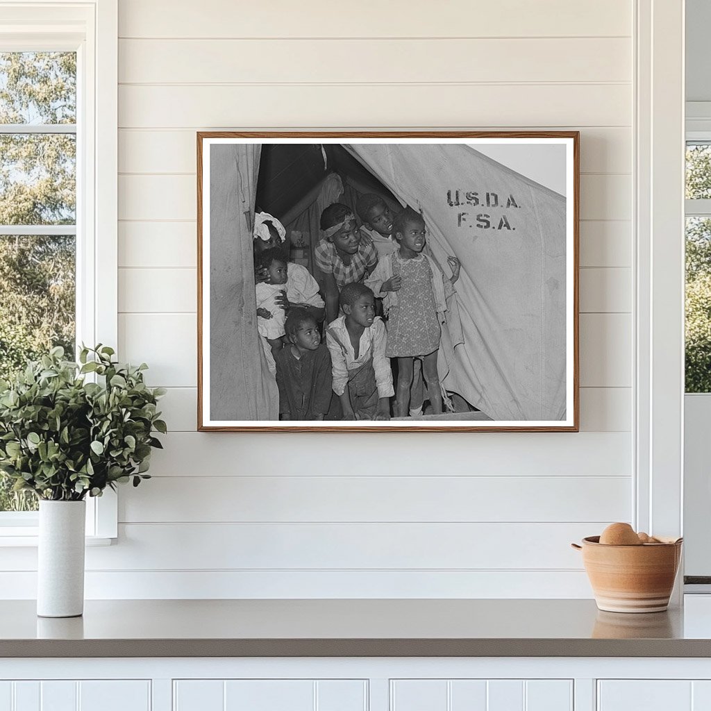 Farm Workers in Mobile Unit Friendly Corners Arizona 1942