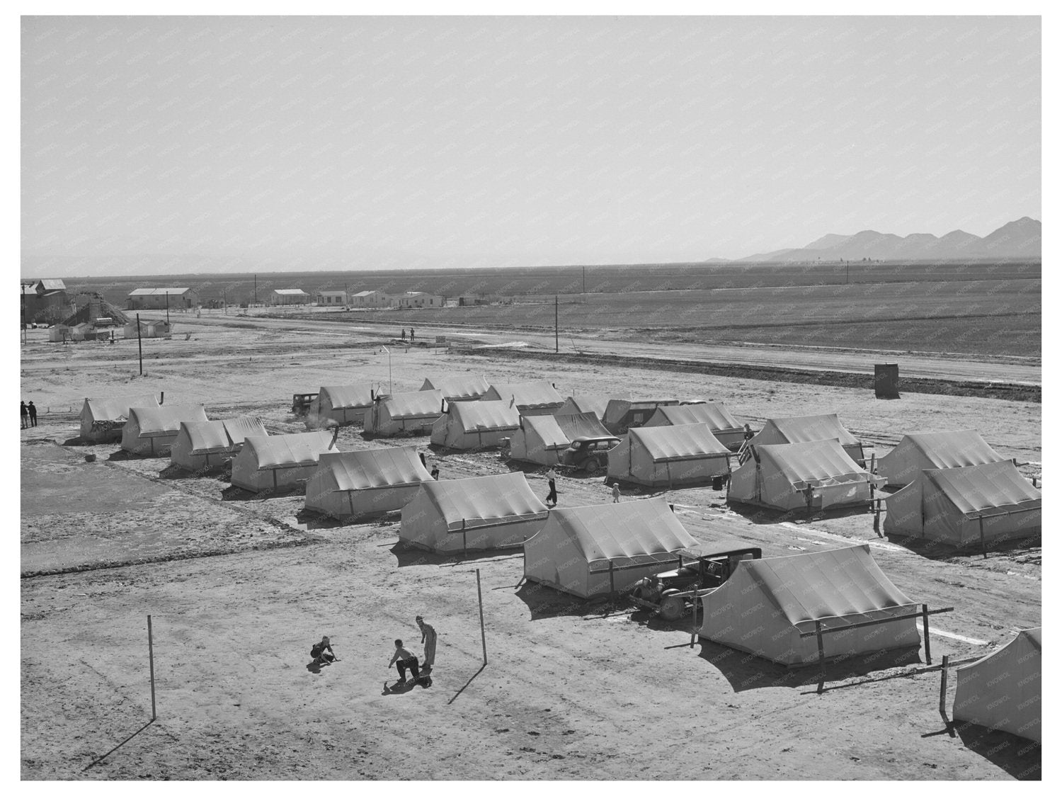 Tent Homes for Migrant Workers in Arizona 1942