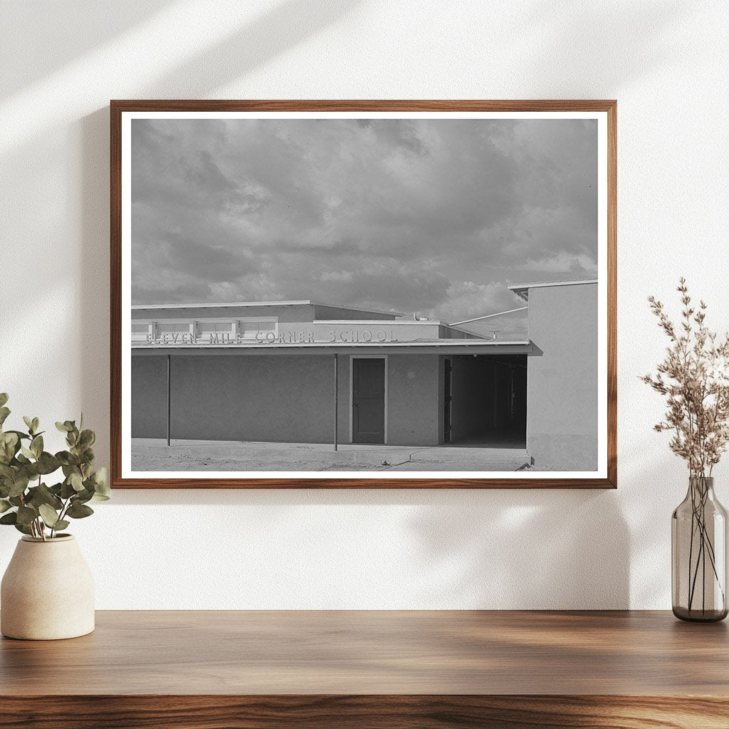 1942 School in FSA Community Eleven Mile Corner Arizona