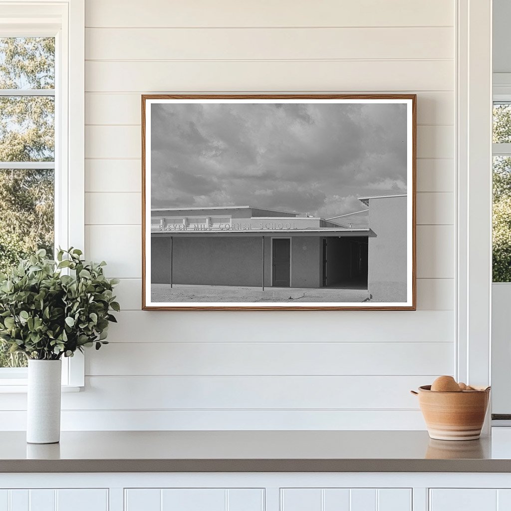 1942 School in FSA Community Eleven Mile Corner Arizona