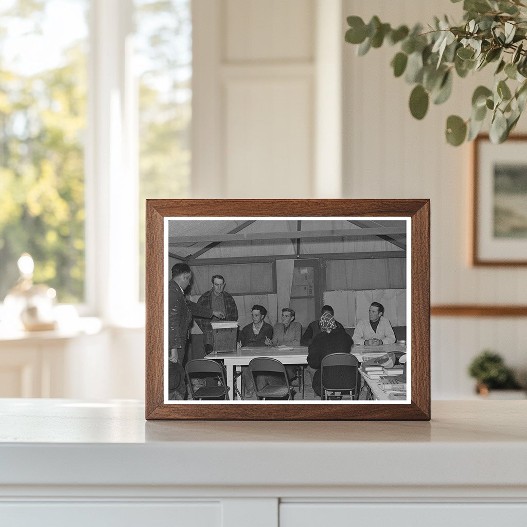 Farm Workers Voting in Friendly Corners Arizona March 1942