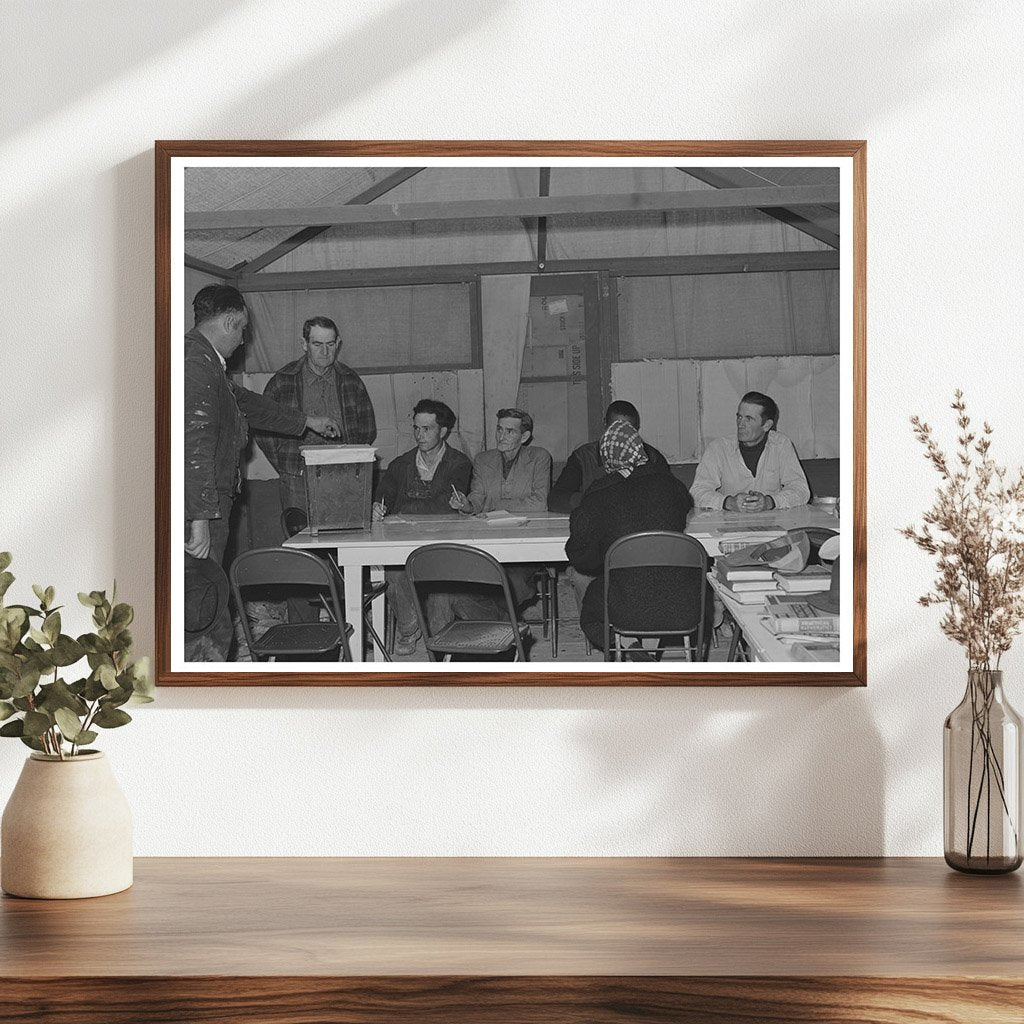Farm Workers Voting in Friendly Corners Arizona March 1942