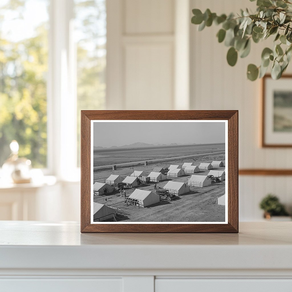 Tent at Farm Security Administration Community Arizona 1942