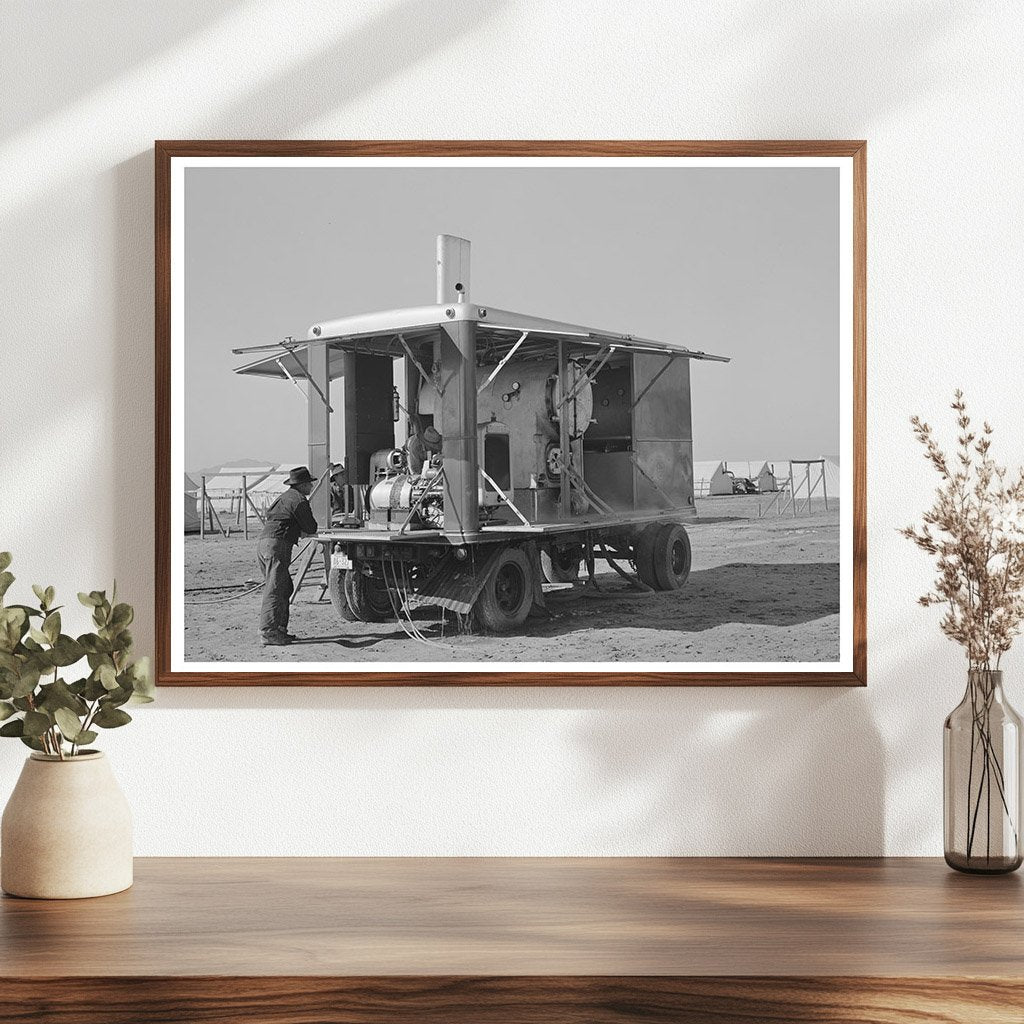 Mobile Power Unit at Farm Workers Community Arizona 1942
