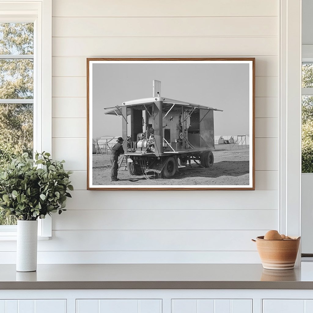 Mobile Power Unit at Farm Workers Community Arizona 1942