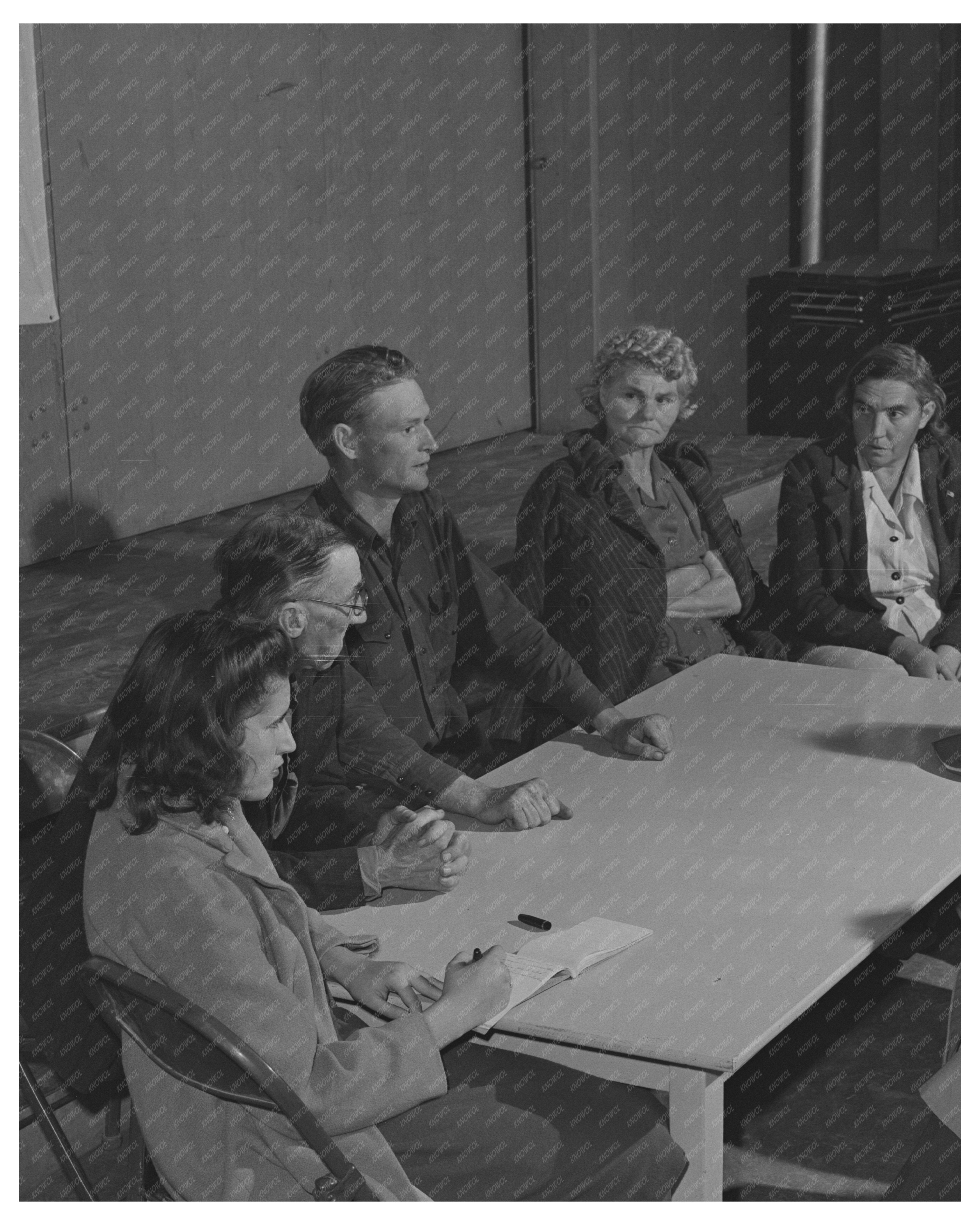 Camp Council Meeting Yuma Arizona March 1942