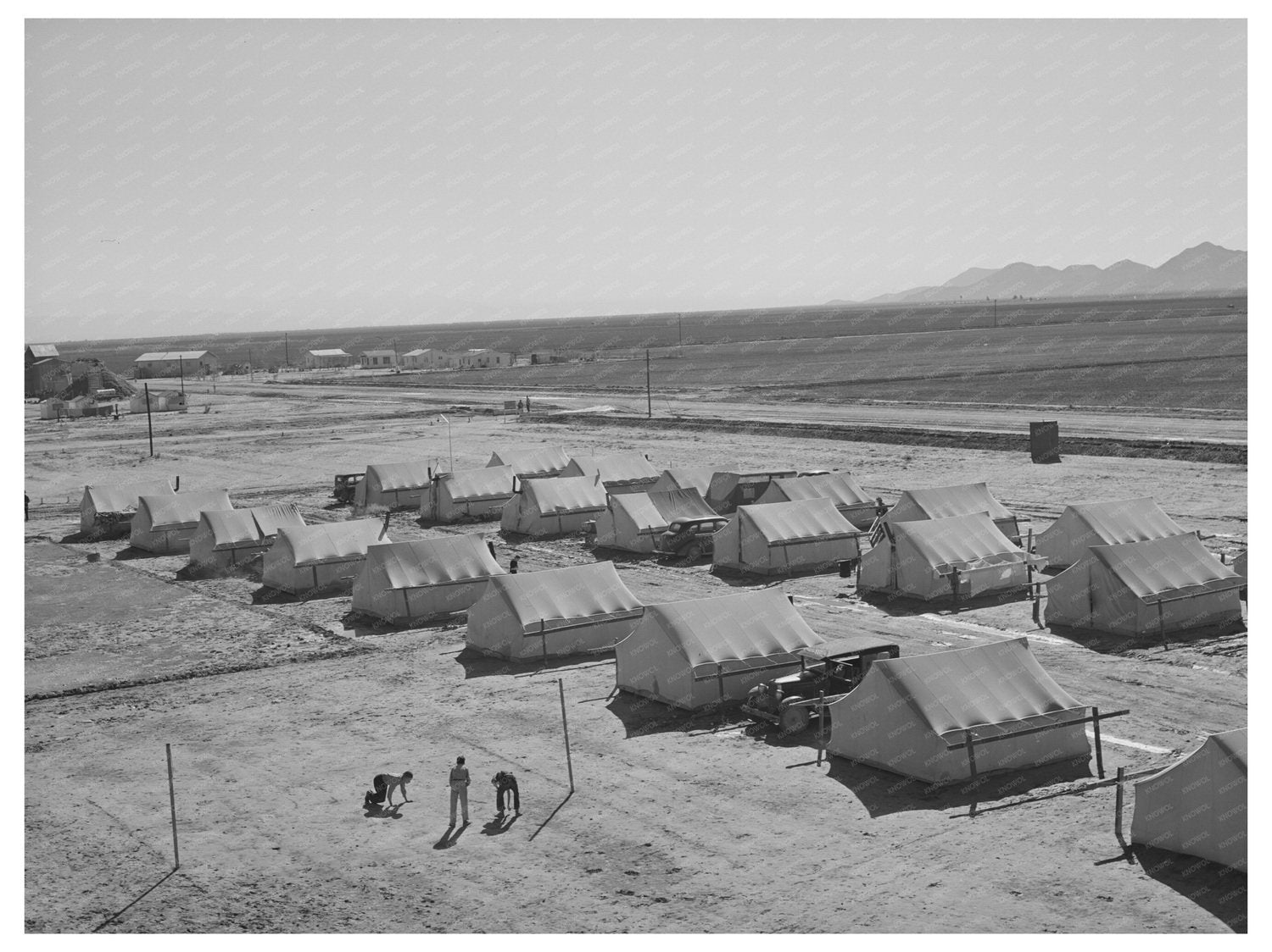 Tent Homes in Farm Security Administration Community 1942