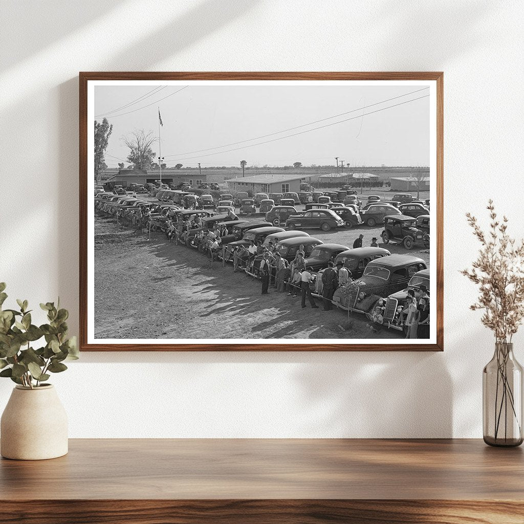 Farm Workers Autos at 1942 Yuma Field Day Event