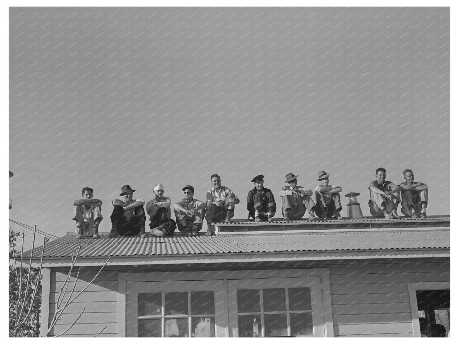 Farm Workers at Yuma Athletic Event March 1942