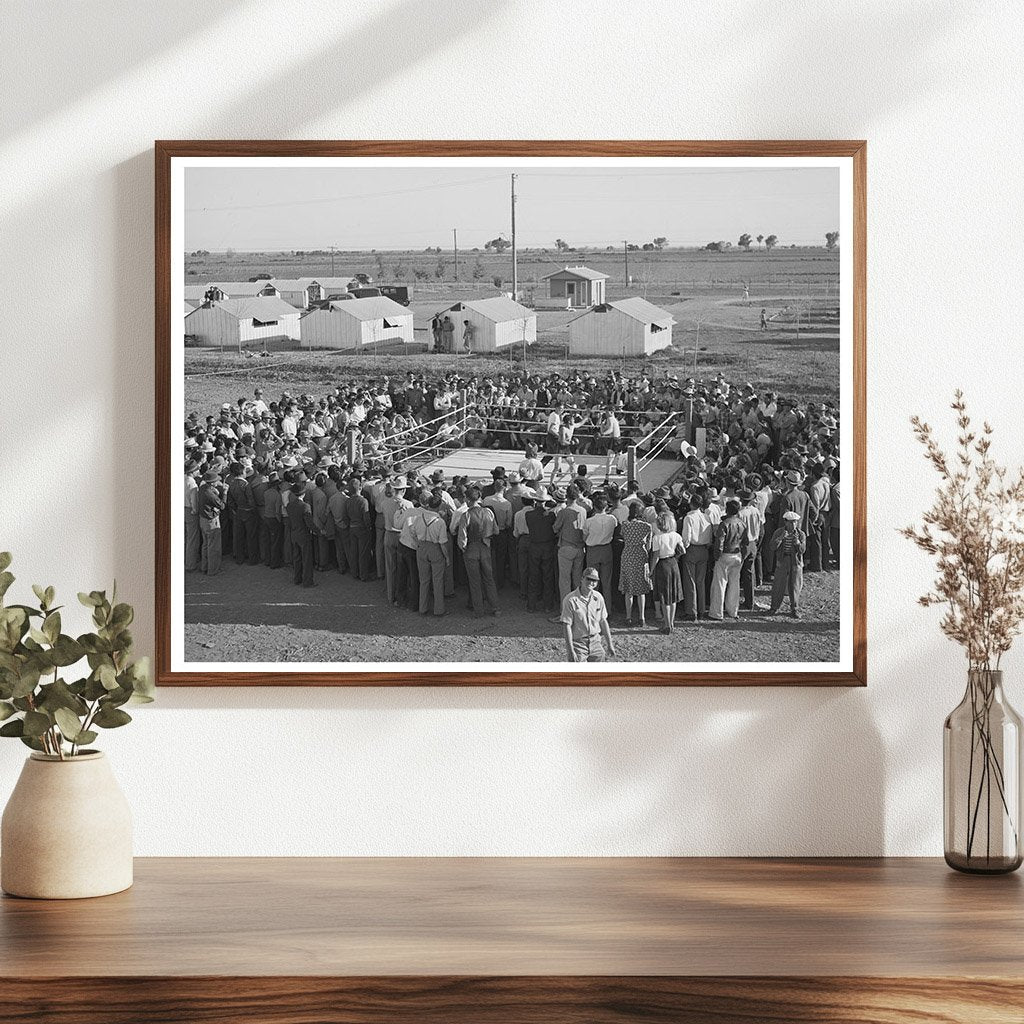 Boxing Match at Farm Security Administration Community 1942