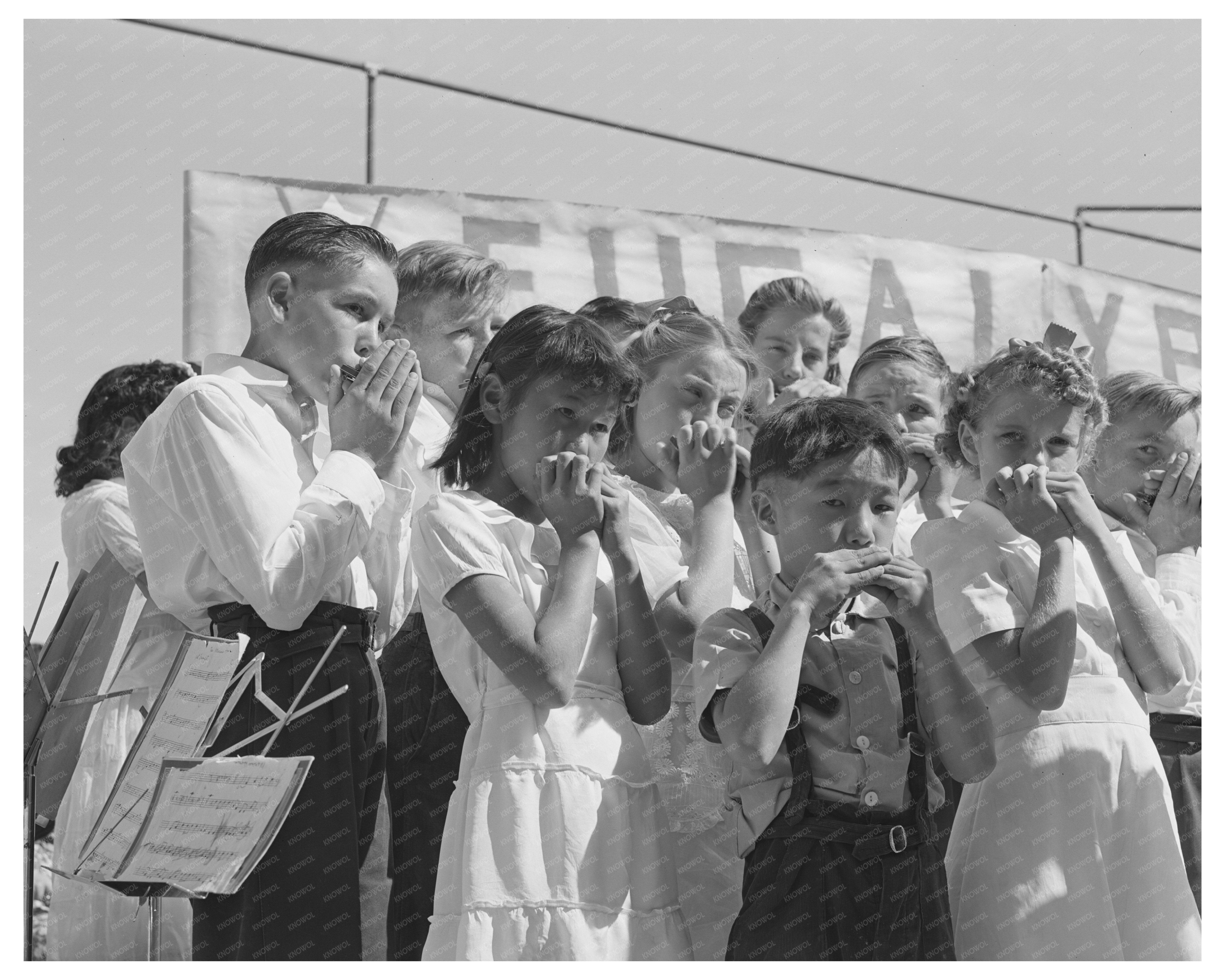 Harmonica Band at Imperial County Fair 1942