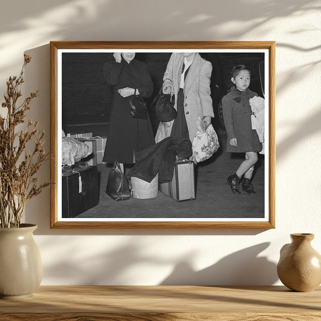 Evacuation of Japanese-Americans in Los Angeles April 1942