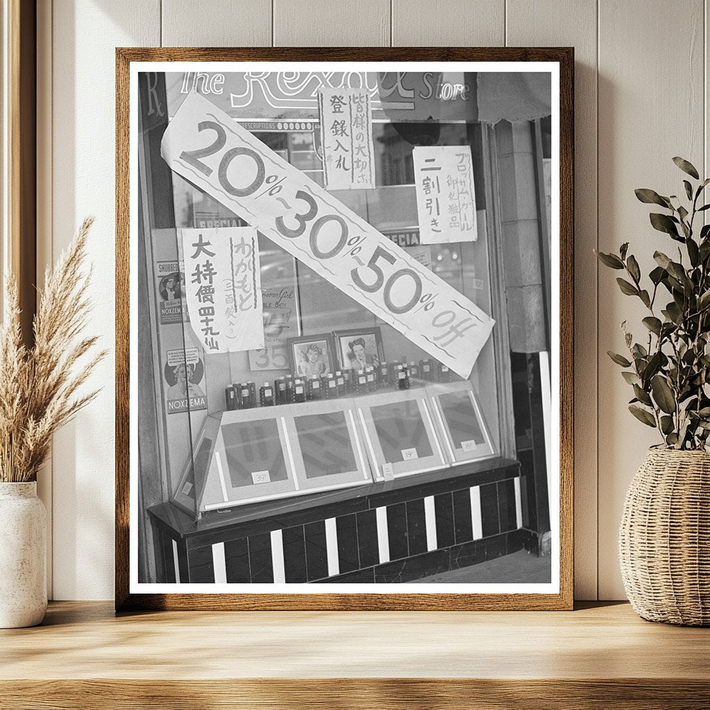 Little Tokyo Los Angeles Evacuation April 1942 Image