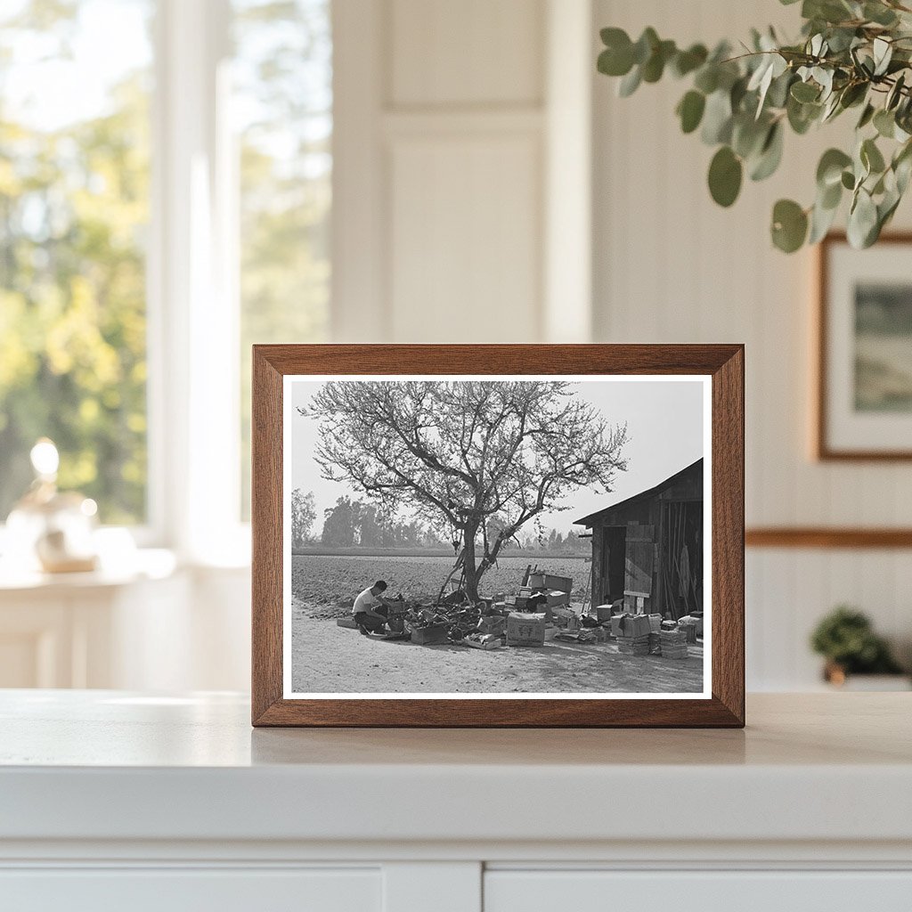 Japanese Farmers Belongings Los Angeles April 1942