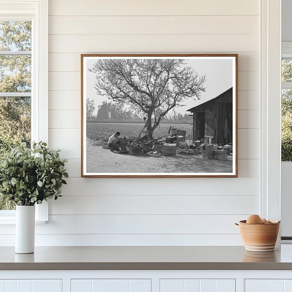 Japanese Farmers Belongings Los Angeles April 1942