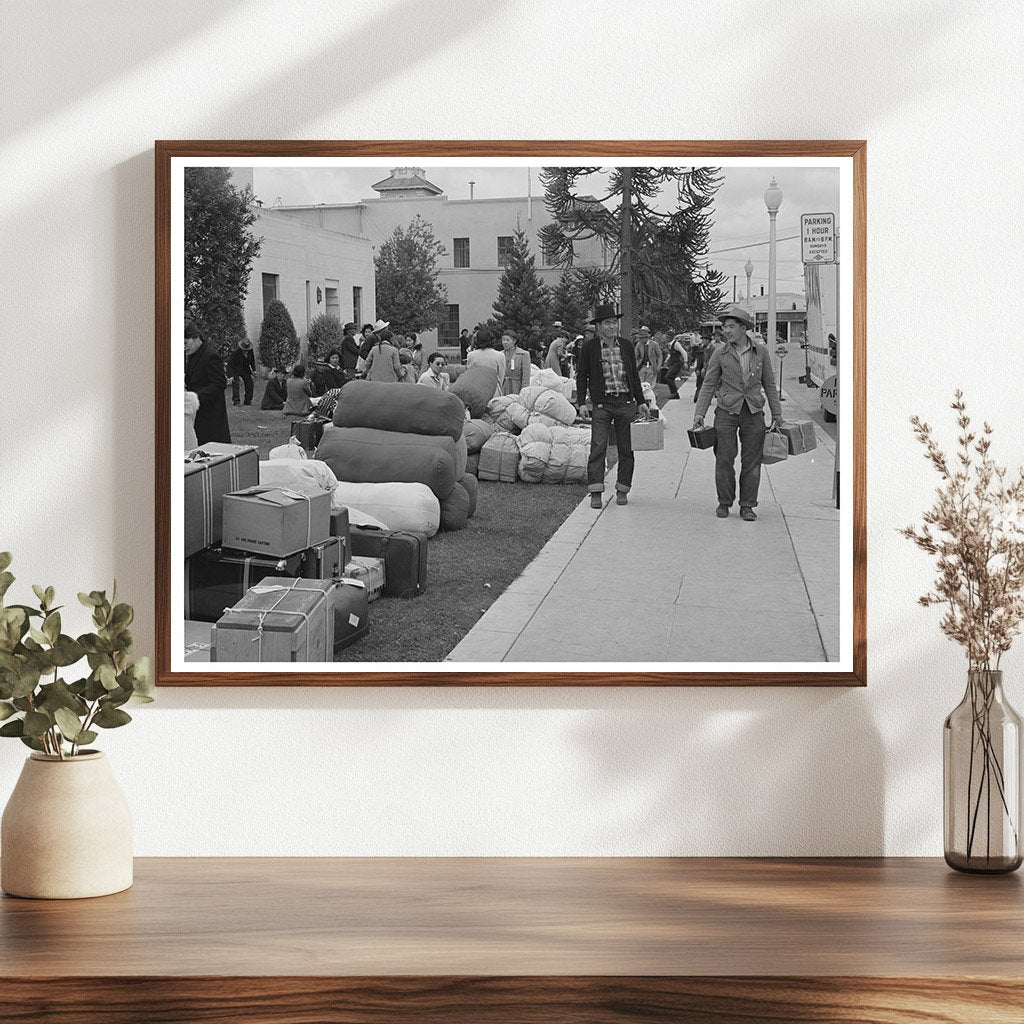 Japanese-Americans Await Transport in Salinas May 1942