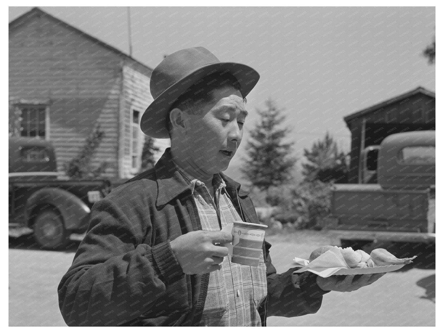 Japanese-Americans Picnic in San Benito County 1942