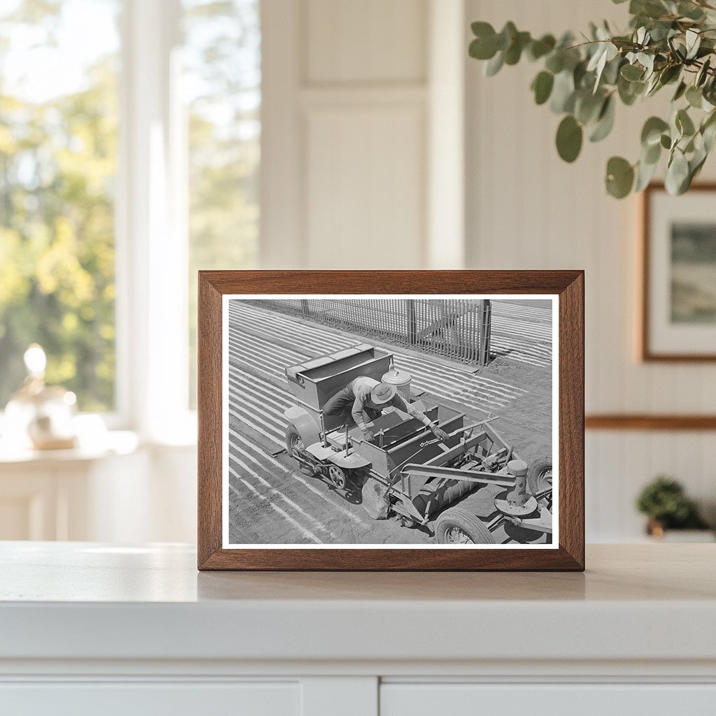 Guayule Seed Planting Process in Salinas California 1942