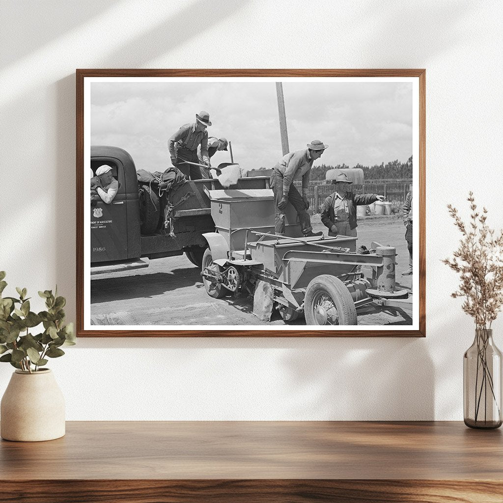 Guayule Planting Workers in Salinas California 1942