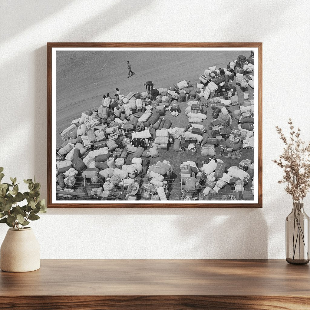 Japanese-American Baggage Los Angeles May 1942