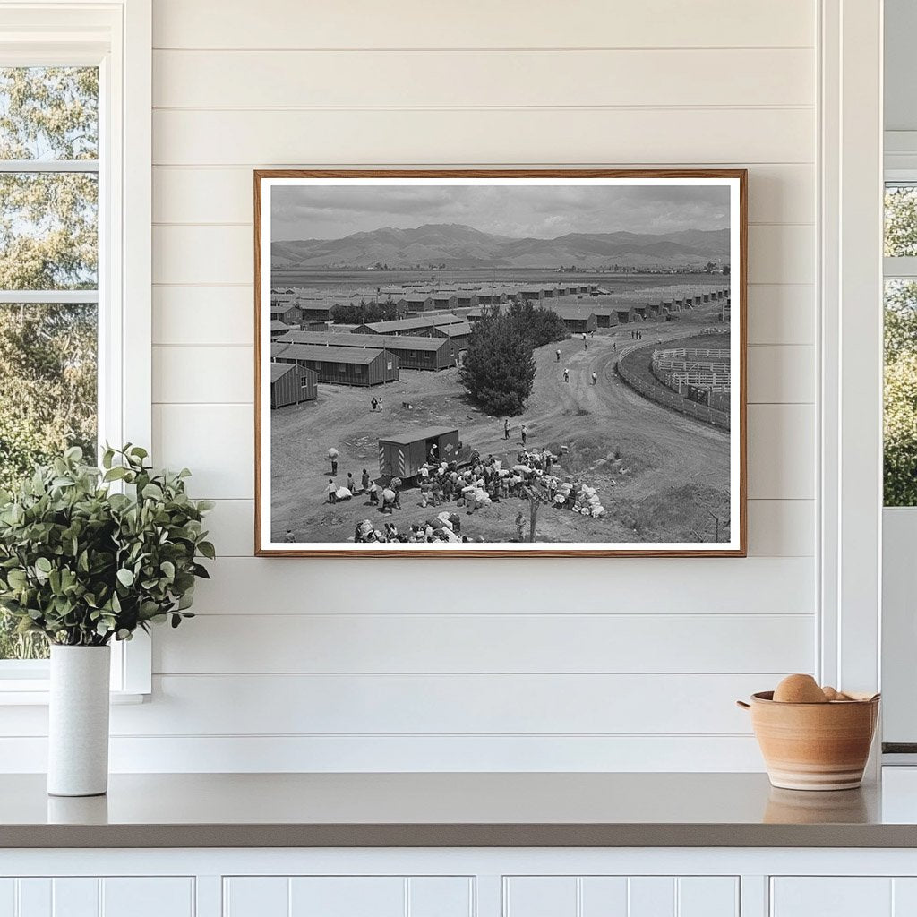 Japanese-Americans Arriving at Salinas Reception Center 1942