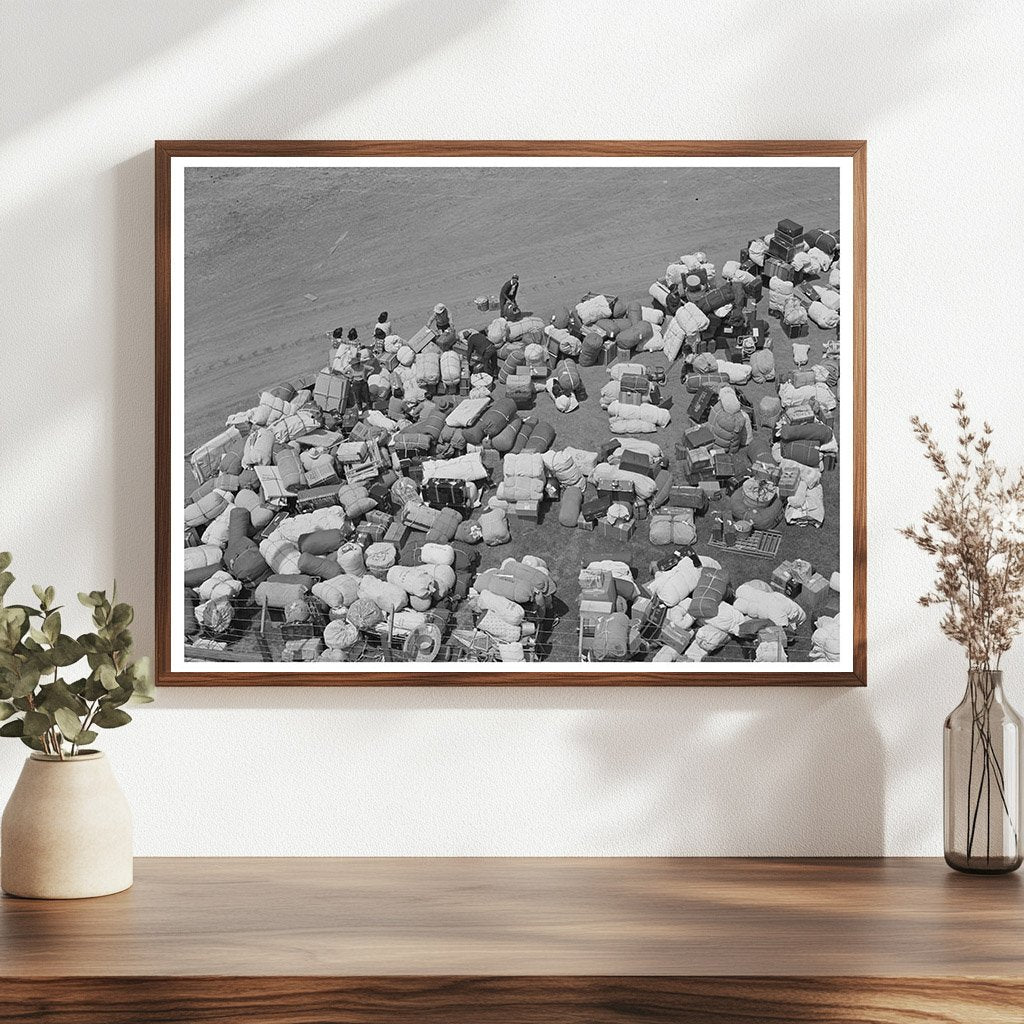 Japanese-American Evacuation Baggage May 1942