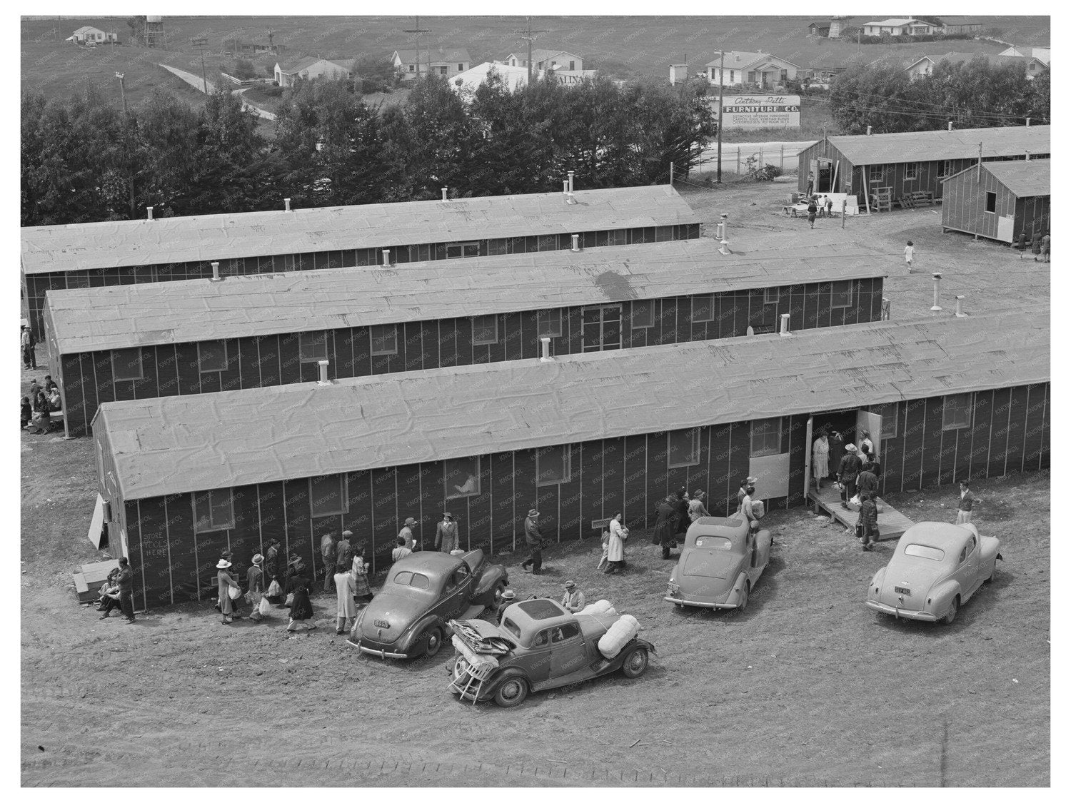Japanese-Americans at Salinas Reception Center May 1942