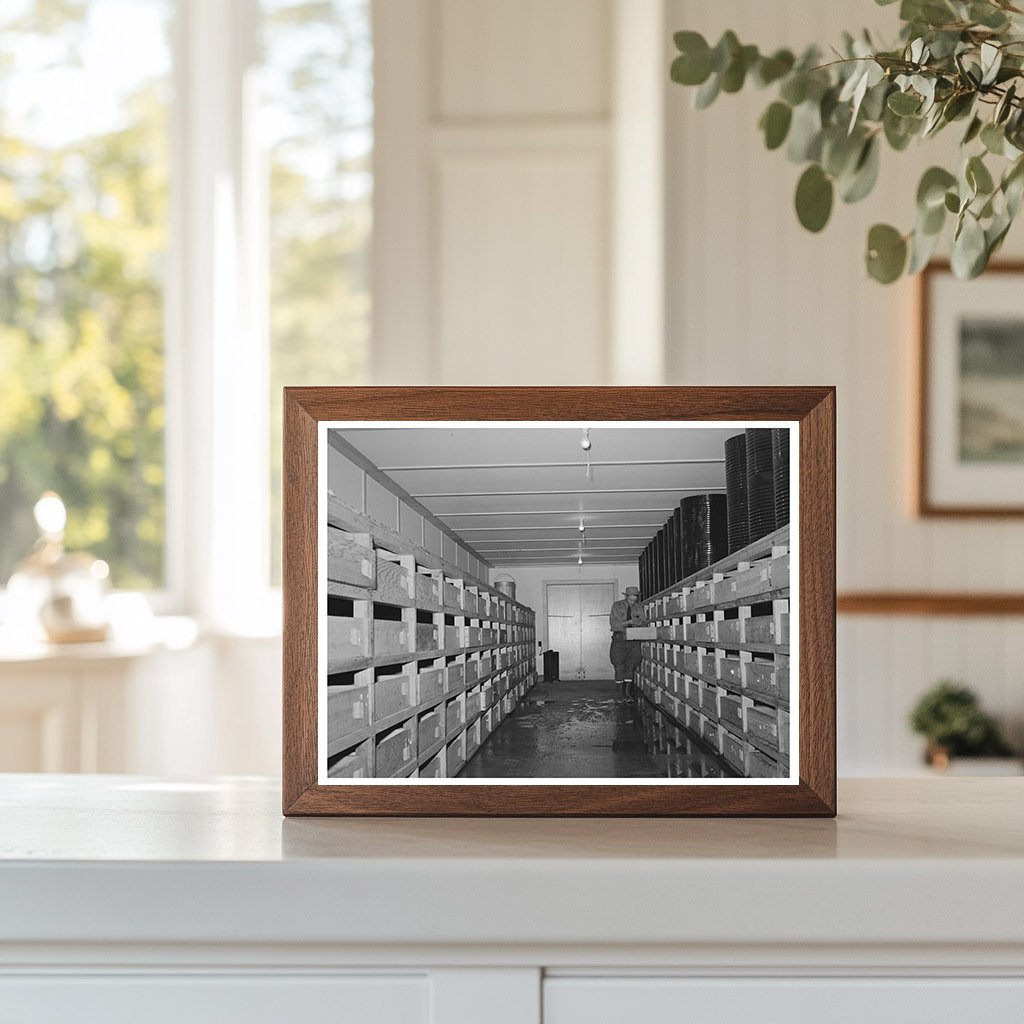 Guayule Seed Drying Room Salinas California May 1942