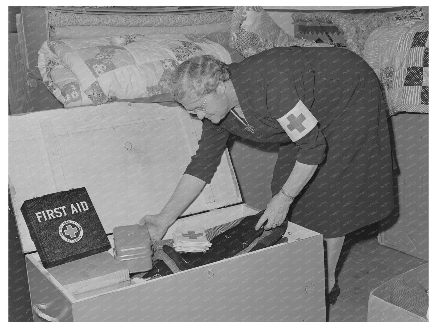 Red Cross Women in Turlock California May 1942