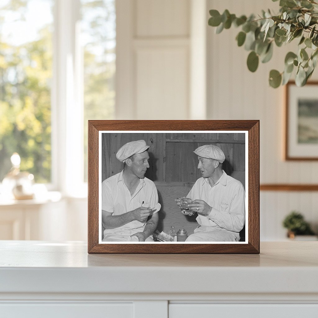 Workmen at Turlock Dehydrating Plant June 1942
