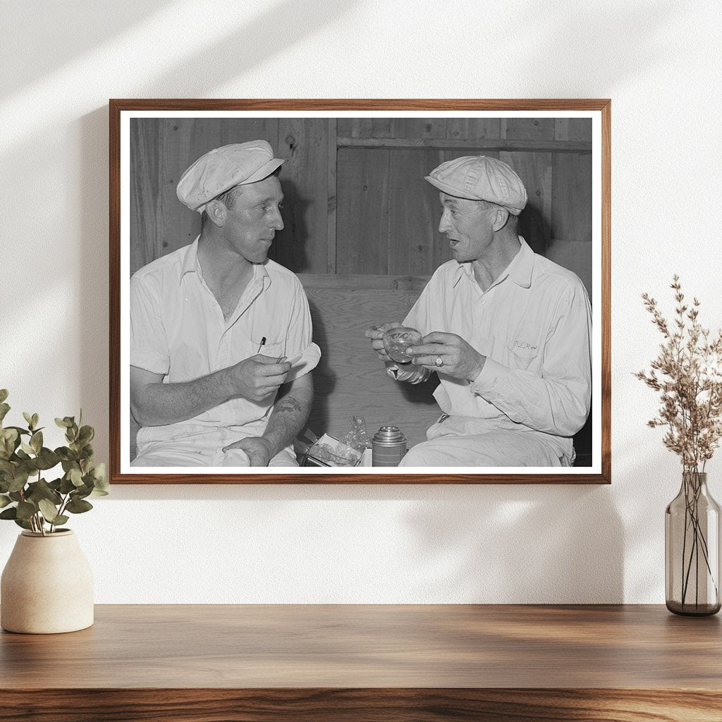 Workmen at Turlock Dehydrating Plant June 1942