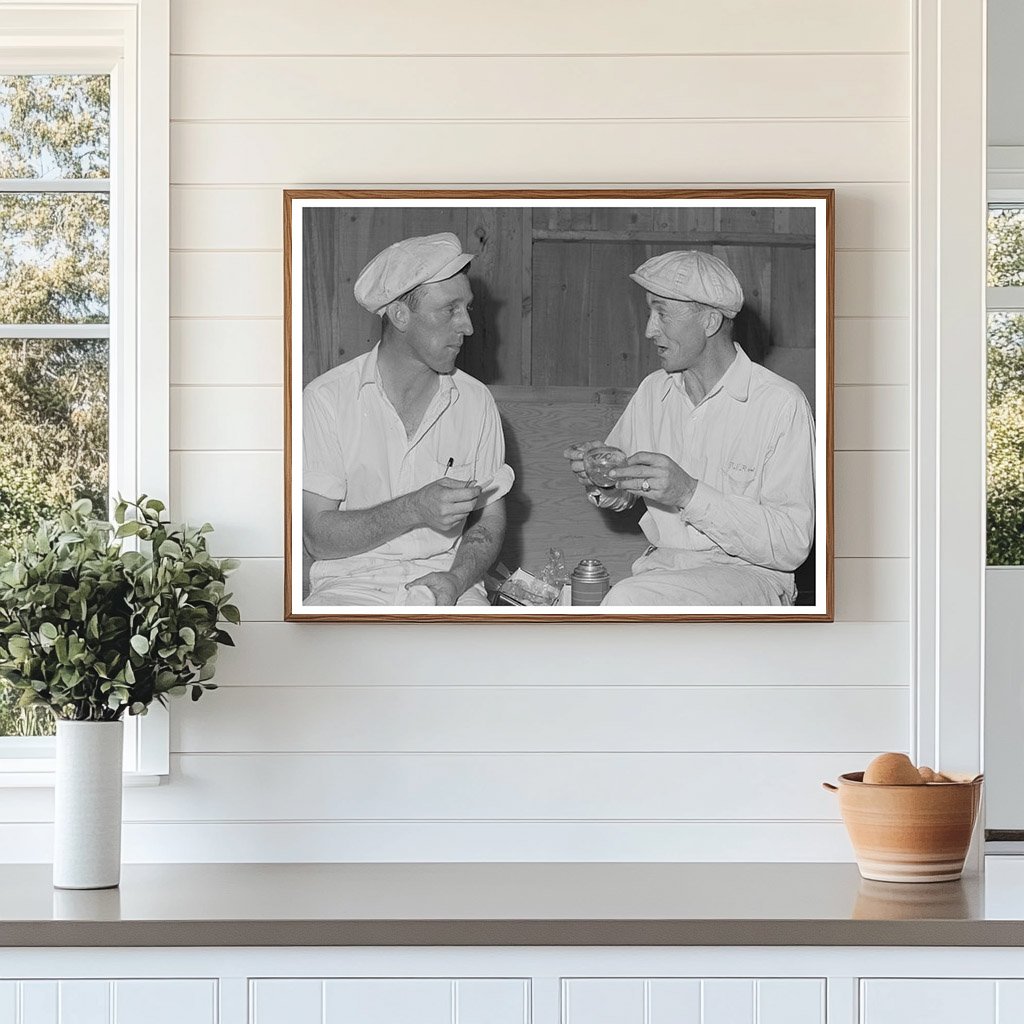 Workmen at Turlock Dehydrating Plant June 1942