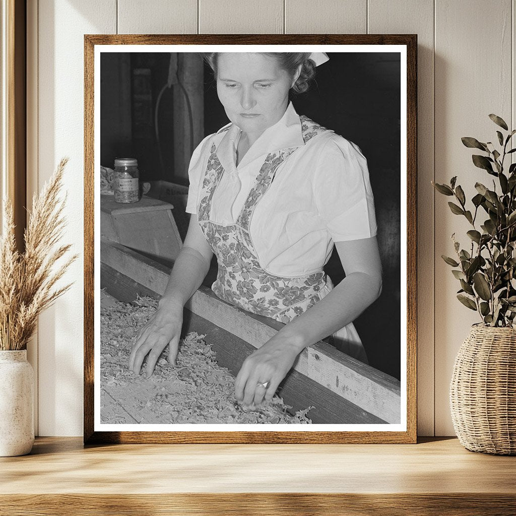 1942 Turlock California Dehydrated Cabbage Inspection Scene