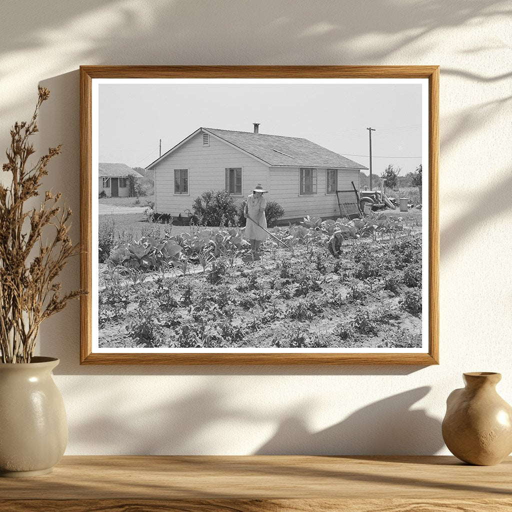 Home and Garden of Farm Workers in Gridley California 1942