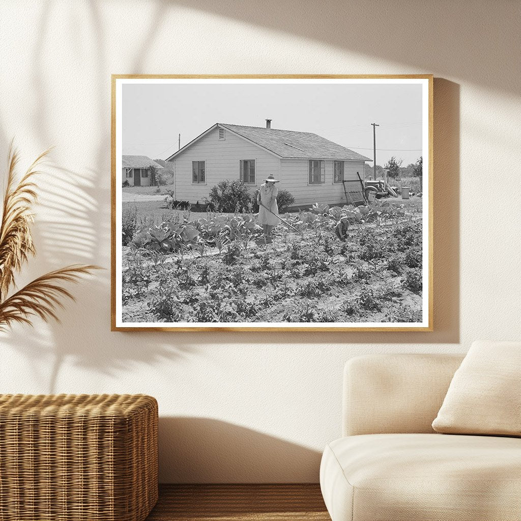 Home and Garden of Farm Workers in Gridley California 1942