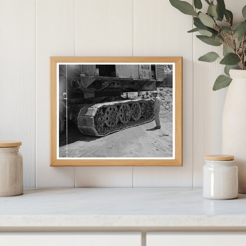 Shasta Dam Excavation Steam Shovel Tracks June 1942