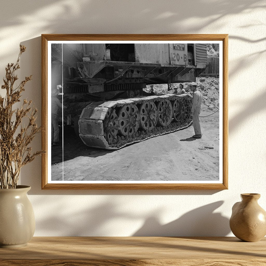Shasta Dam Excavation Steam Shovel Tracks June 1942