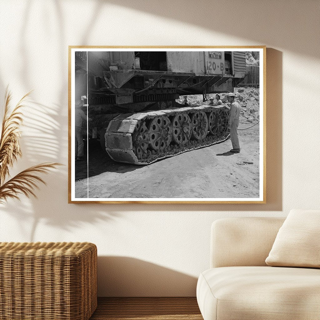 Shasta Dam Excavation Steam Shovel Tracks June 1942