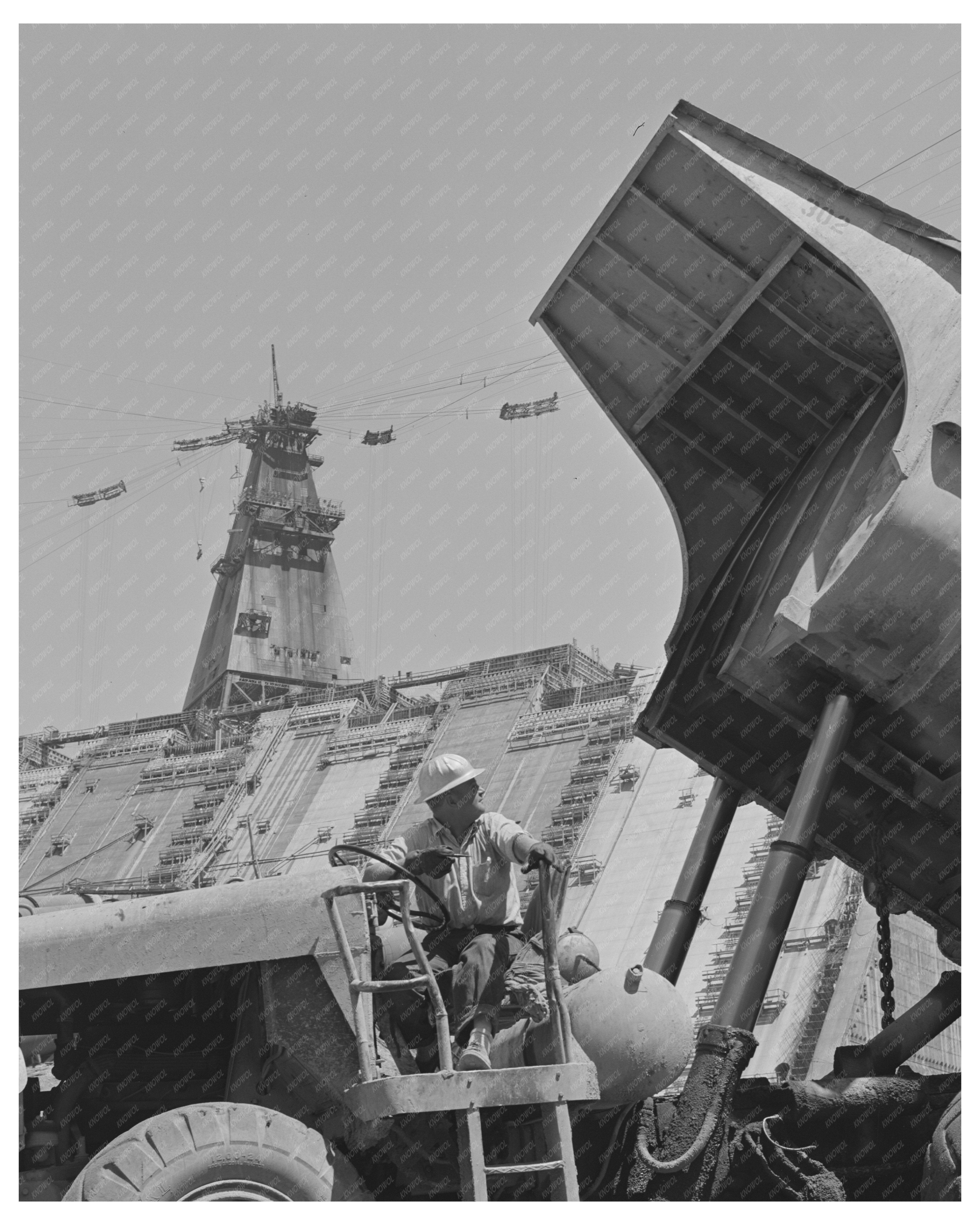 1942 Dump Truck at Shasta Dam Construction California
