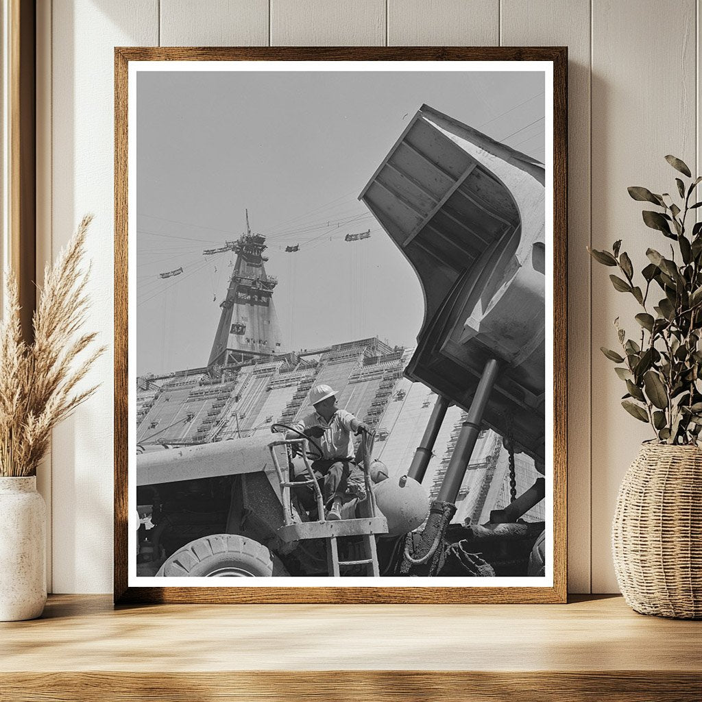 1942 Dump Truck at Shasta Dam Construction California